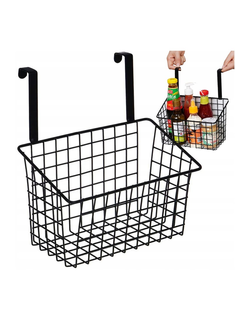 DubaiGallery 3Pcs Basket metal door-hung organiser kitchen hanging shelf  - Image 2