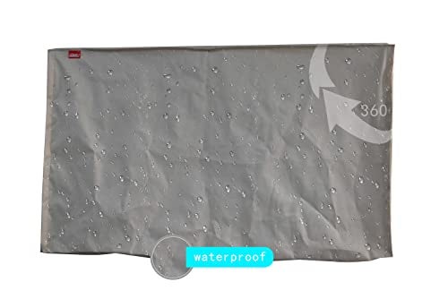 acoveritt Outdoor 60"-65" TV Set Cover,Scratch Resistant Liner Protect LED Screen Best-Compatible with Standard Mounts and Stands (Beige) - Image 3
