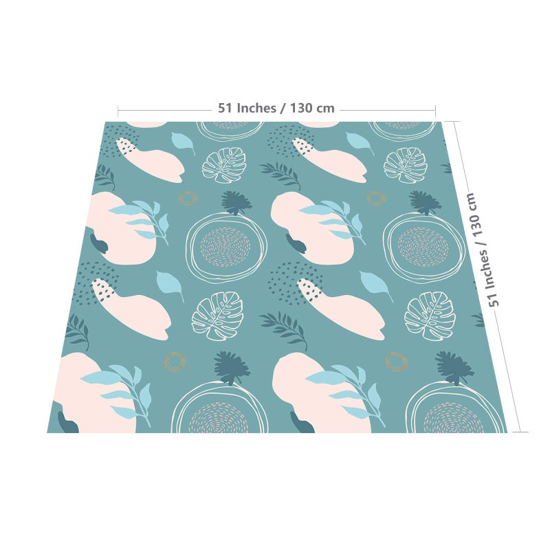 Womumon Splat Mat for Under High Chair/Arts/Crafts, WOMUMON Washable Spill Mat Waterproof Anti-Slip Floor Protector Splash Mat, Messy Mat and Table Cloth - Image 2