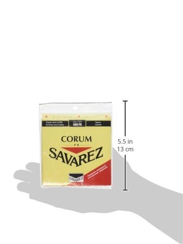 Savarez 500PR Corum Cristal Classical Guitar Strings, Standard Tension, Blue Card - Image 3