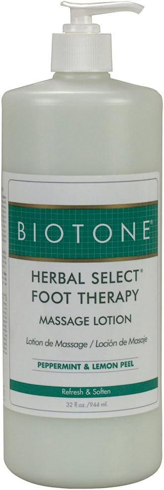 Biotone Herbal Foot Massage Lotion, 32 Ounce