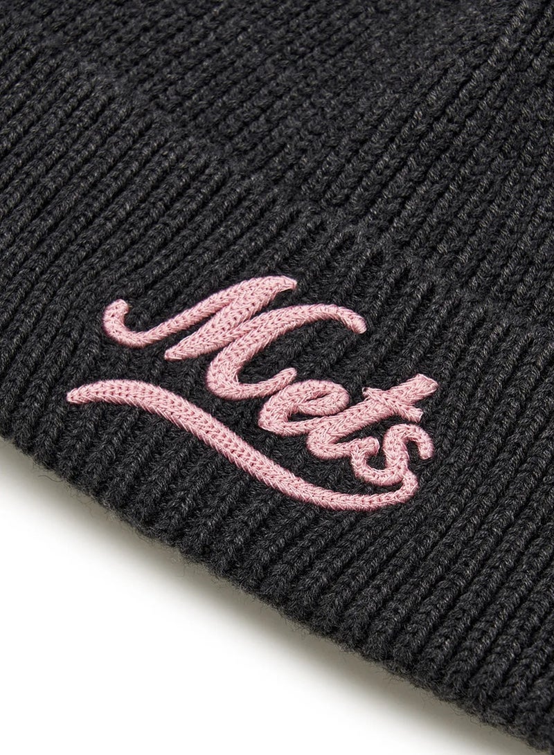 إم إل بي قبعة صغيرة محبوكة من سلسلة اسكواش نيويورك ميتس - Image 3