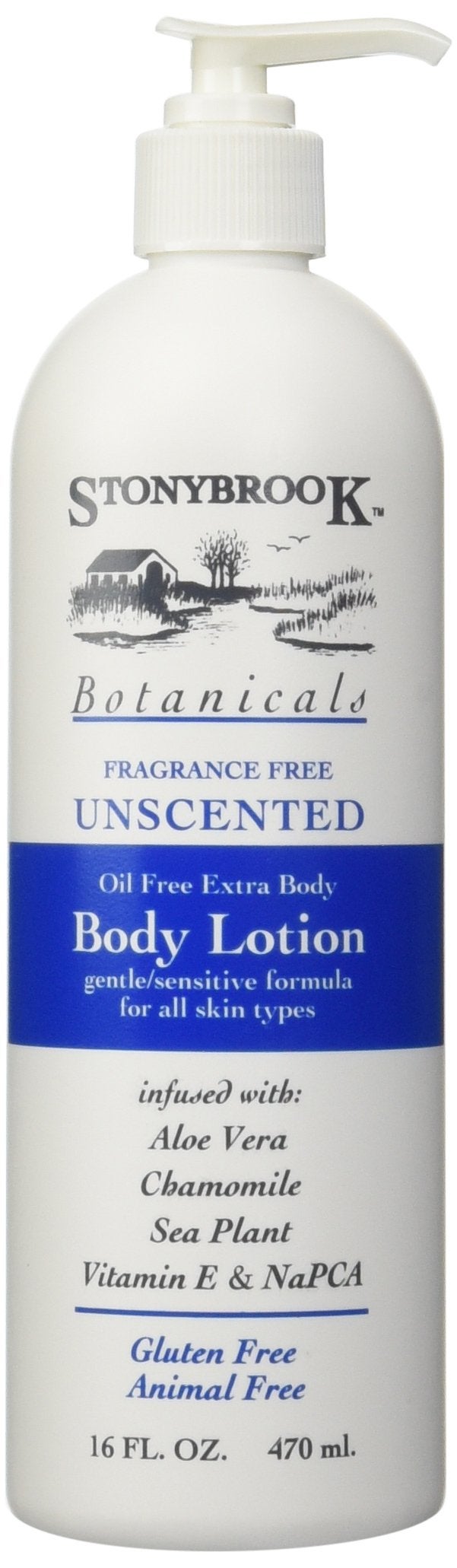 Stony Brook Body Lotion Unscented 16 Fluid Ounce