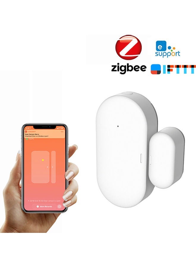 NIBEMINENT Zigbee Door Sensor Security Alarm White - Image 4