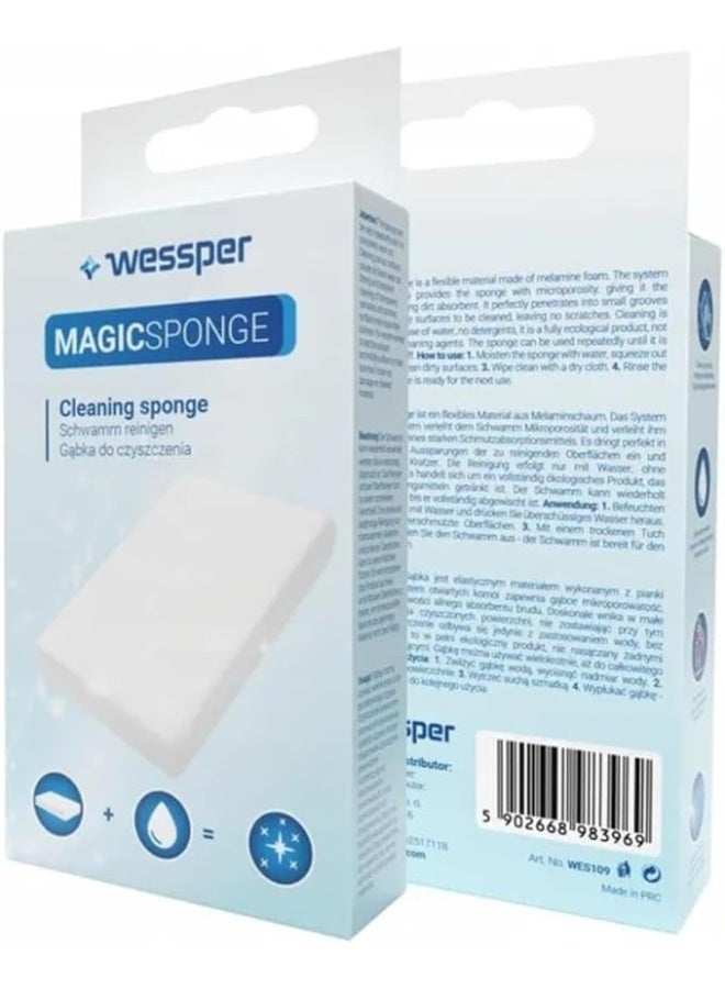 إسفنجة سحرية ويسبر – إسفنجة تنظيف من رغوة الميلاّمين متعددة الاستخدامات - Image 1