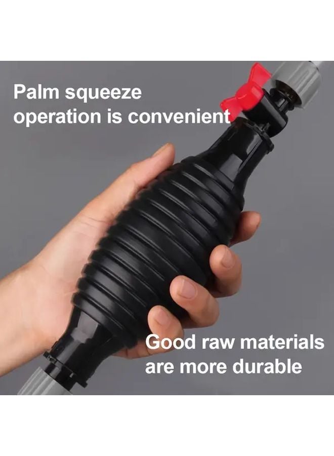 Manual Jigger Pump 78.74 Inch PE Tube For Gasoline Diesel Water And Fish Tanks - Image 2