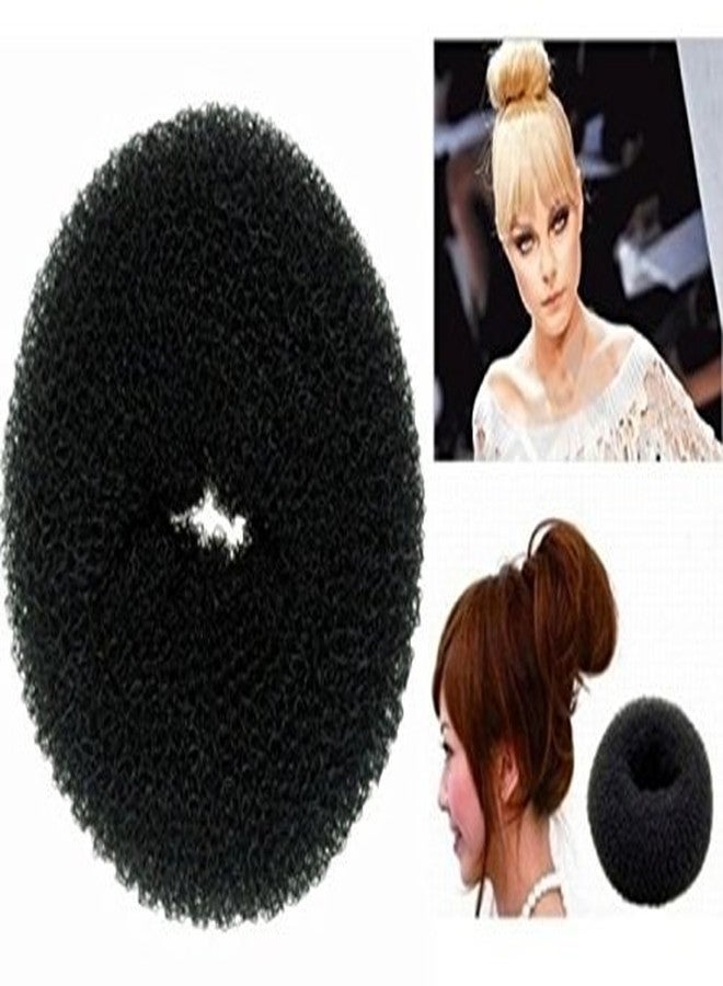 Stylazo Pack Of 3 All 3 Different Sizes Of Donut For Women And Girls For Hair Styling, Black - Image 3