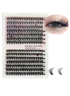Joyeworld 30D and 40D Combination Lightweight Natural Volume False Eyelashes with Waterproof Eyelash Adhesive and Sealant and Cluster Eyelash Tweezers DIY Eyelash Extension Kit  - Image 4