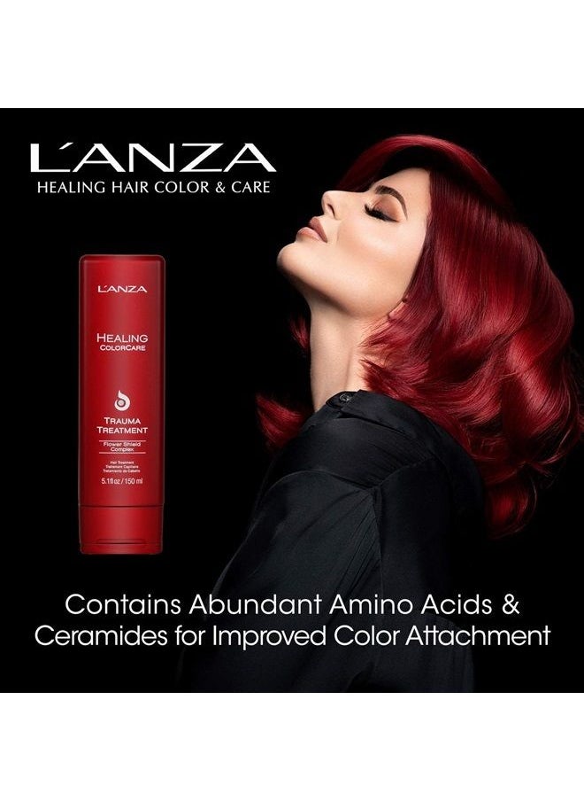 L'anza - Healing ColorCare Trauma Treatment, Leave-in Bleach Damage Reconstructor, Refreshes, Repairs and Extends Color longevity, With Triple UV and heat Protection (5.1 Fl Oz) - Image 1