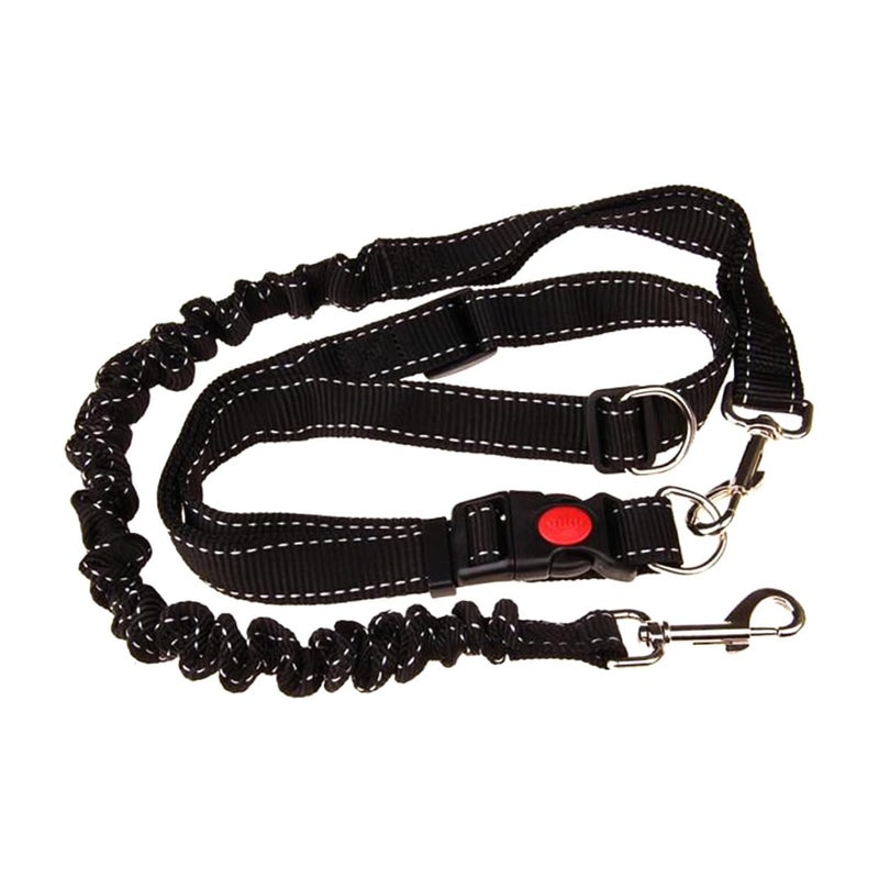 Adjustable Bungee Dog Leash with Waist Belt for Running Hiking Walking Comfortable Handle - Image 2