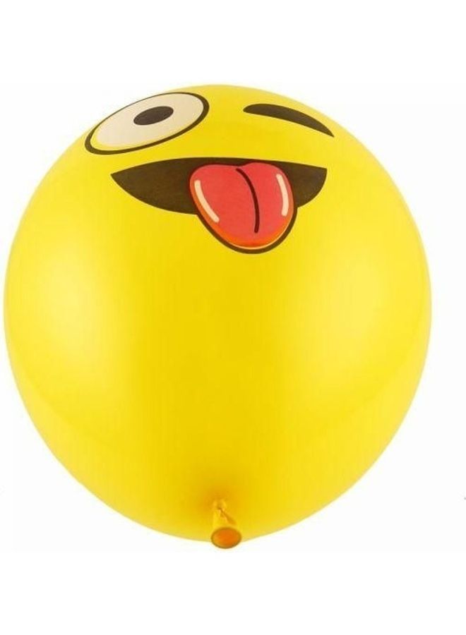 Loquat 100-Piece Smiley Face Emoji Party Balloons Set - Image 4