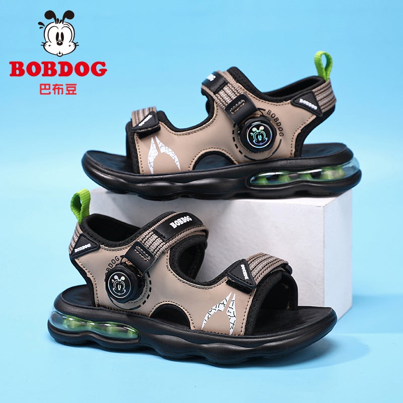 Babdou Children'S Sandals Summer 2024 Non-Slip Soft Bottom Boys' Shoes Open Toe Boys' Beach Shoes - Image 1