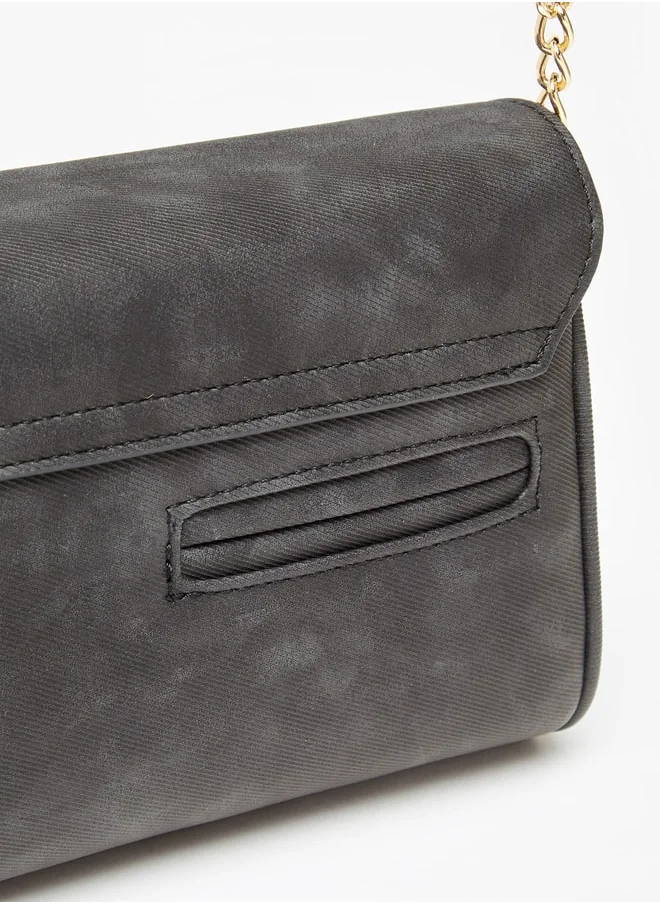 Flora Bella By Shoexpress Solid Crossbody Bag