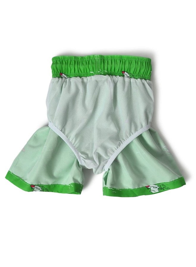 Mi Arcus Cotton Solid Swimwear Shorts for Baby Boy/Kids Beachwear Casual/Regular/Comfortable for 1-2 Years Green - Image 3