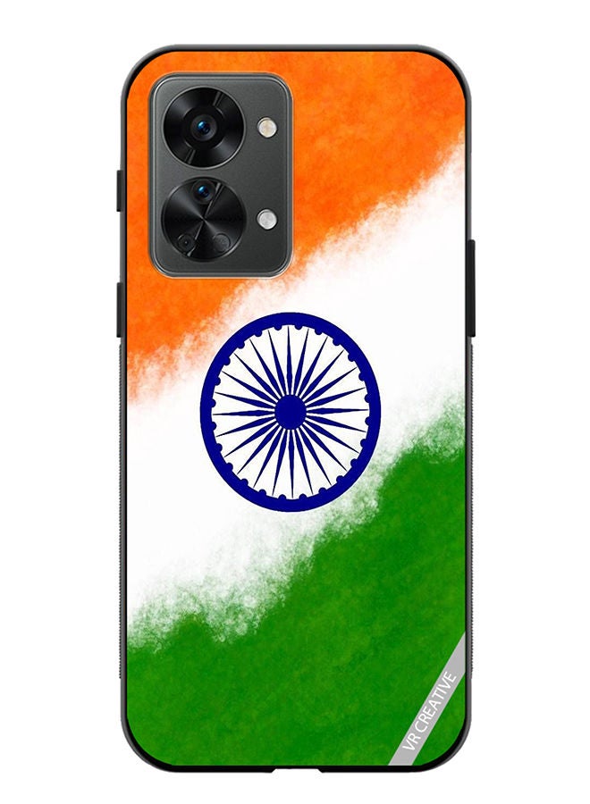Protective Case Cover For OnePlus Nord 2T National Flag Design Multicolour