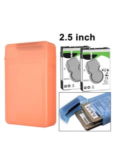 BURAQ 2.5 inch HDD Store Tank, Support 2x 2.5 inches IDE/SATA HDD(Orange)  - Image 1