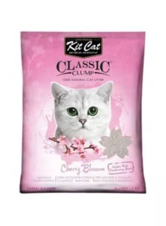 كيت كات رمل كلاسيك للقطط برائحة زهر الكرز 10 لتر