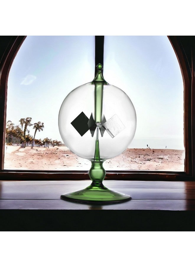 DORAMI Green Solar Power Radiometer Crookes Solar Energy Spinning Vanes Windmill Gift Home Desk Decoration - Image 4