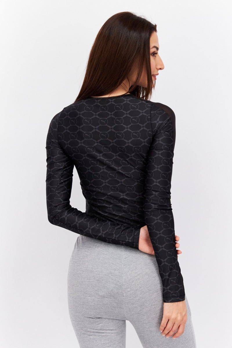PUMA Women Sportswear Fit Training Bodysuits, Black  - Image 3