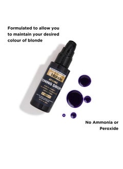 Jerome Russell Bblonde Atomic Toning Drops Non Permanent Atomic Hair Toner Refresh and Maintain Blonde Hair Dye Add Drops in Shower with Shampoo or Conditioner 50 Uses  - Image 3