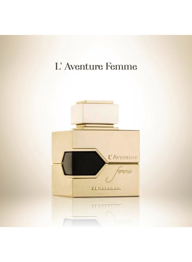 Al Haramain L'Aventure Femme - Arabian Perfume for Women - Long Lasting Perfume for Women - Floral Fragrances - Eau de Parfum for Women - 6.76 oz - Image 5