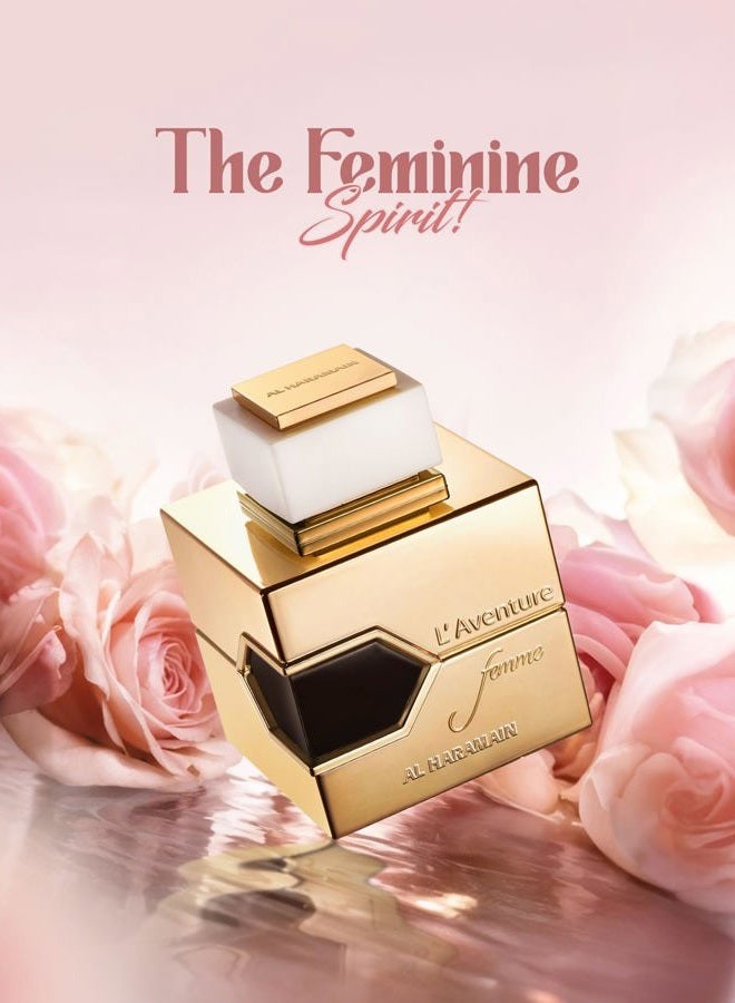 Al Haramain L'Aventure Femme - Arabian Perfume for Women - Long Lasting Perfume for Women - Floral Fragrances - Eau de Parfum for Women - 6.76 oz - Image 2