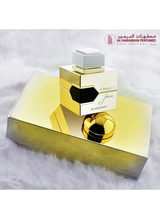 Al Haramain L'Aventure Femme - Arabian Perfume for Women - Long Lasting Perfume for Women - Floral Fragrances - Eau de Parfum for Women - 6.76 oz - Image 4