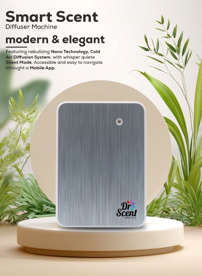 Dr Scent Smart Scent Essential Oil Diffuser Machine – Cold Air Nano Technology,Fragrance Diffuser for Home, Office & Small Spaces – Silent Mode, 200ml Capacity (White) - Image 2