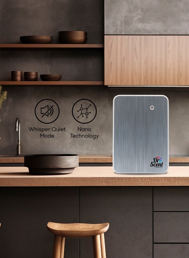 Dr Scent Smart Scent Essential Oil Diffuser Machine – Cold Air Nano Technology,Fragrance Diffuser for Home, Office & Small Spaces – Silent Mode, 200ml Capacity (White) - Image 5