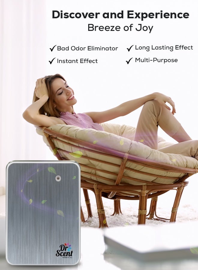 Dr Scent Smart Scent Essential Oil Diffuser Machine – Cold Air Nano Technology,Fragrance Diffuser for Home, Office & Small Spaces – Silent Mode, 200ml Capacity (White) - Image 3