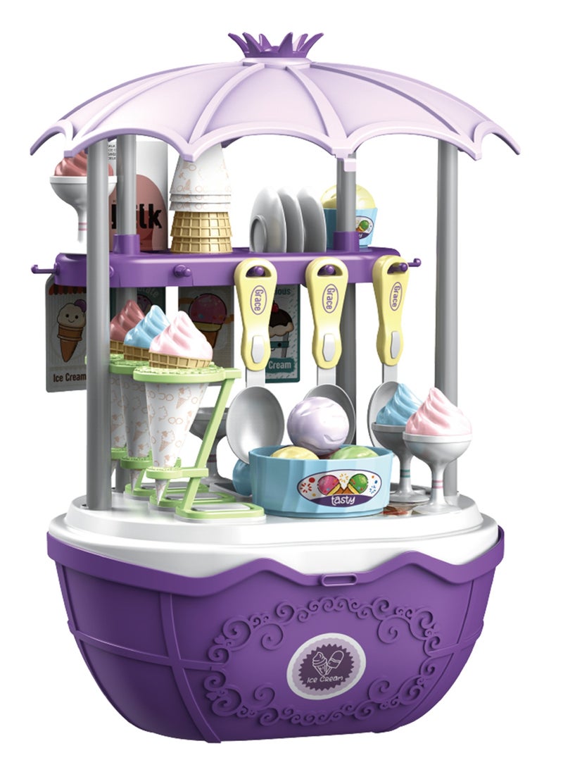 Power Joy Power Joy Yumyum 2-in-1 Surprise Ice Cream Playset  | Role Play | Pretend Play | Interactive Toy | Imaginative and Creative Play | Perfect Gift for Kids and Toddler  - Image 1