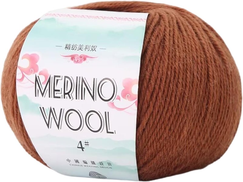 Wool Blend Yarn 1.76oz 134Yard Knitting Wool Yarn for Sweaters Scarves Hat Glove Crocheting Rugs Knitting Project - 11 - Image 3