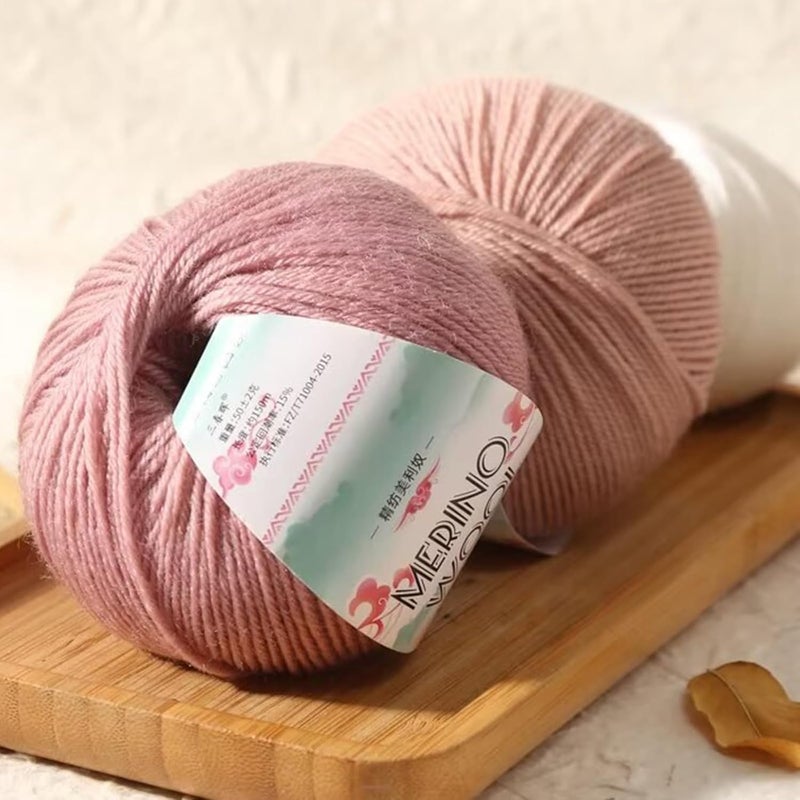 Wool Blend Yarn 1.76oz 134Yard Knitting Wool Yarn for Sweaters Scarves Hat Glove Crocheting Rugs Knitting Project - 11 - Image 4