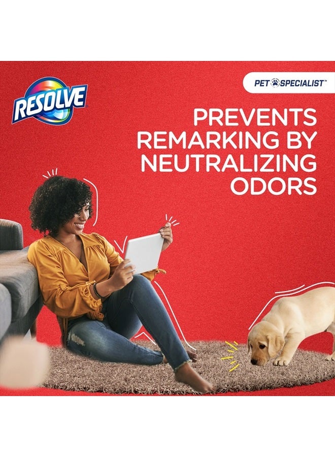 Resolve Pet Specialist Heavy Traffic Foam, Carpet Cleaner, Pet Stain And Odor Remover, Carpet Cleaner Solution, 22 Oz (2 Pack) - Image 4