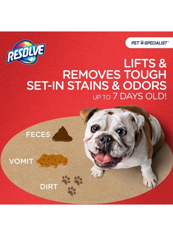 Resolve Pet Specialist Heavy Traffic Foam, Carpet Cleaner, Pet Stain And Odor Remover, Carpet Cleaner Solution, 22 Oz (2 Pack) - Image 2