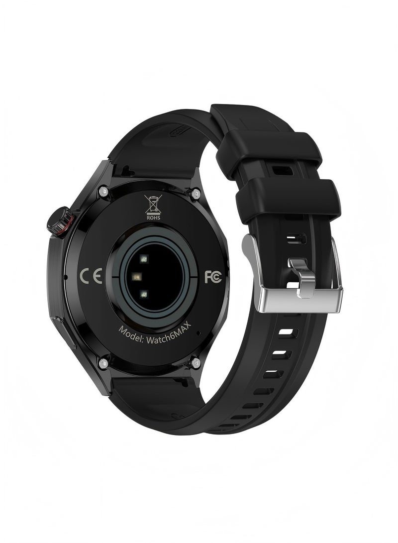 PRO Smart Watch GT6 PRO with Bluetooth Call Function (Answer/Make Calls), Fitness Tracking Watch with Sleep Monitoring Function, for iPhone/Android, IP68 Waterproof (Black) - Image 4