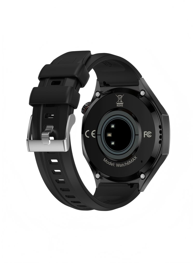 PRO Smart Watch GT6 PRO with Bluetooth Call Function (Answer/Make Calls), Fitness Tracking Watch with Sleep Monitoring Function, for iPhone/Android, IP68 Waterproof (Black) - Image 5