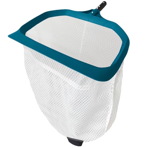 POOLWHALE Pool Skimmer Net - Upgrade Swimming Leaf Rake with Extra Wide Scoop Edge, Fine Mesh Nets for Pool Cleaning Leaves, Debris (Not Pole) - Image 1