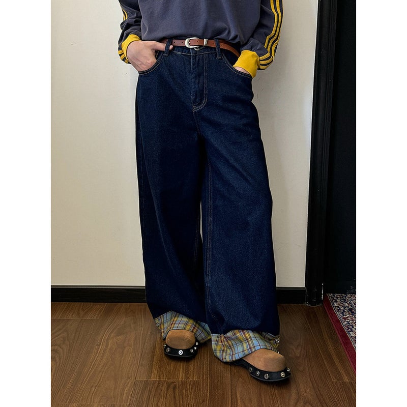 Unisex Casual Daily Denim Jeans - Image 2
