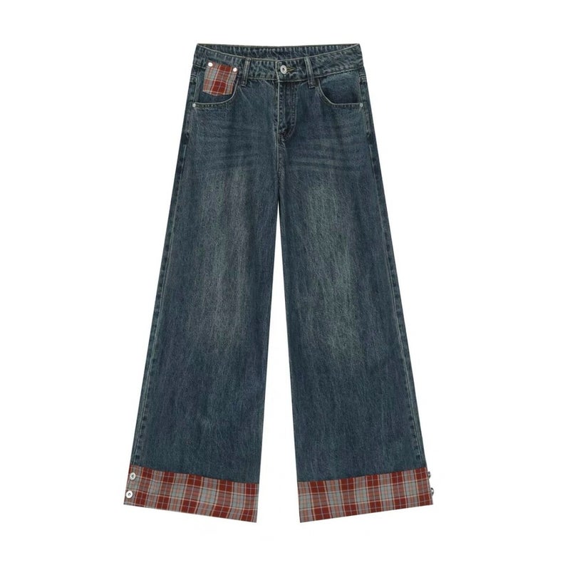 Unisex Casual Daily Denim Jeans - Image 1