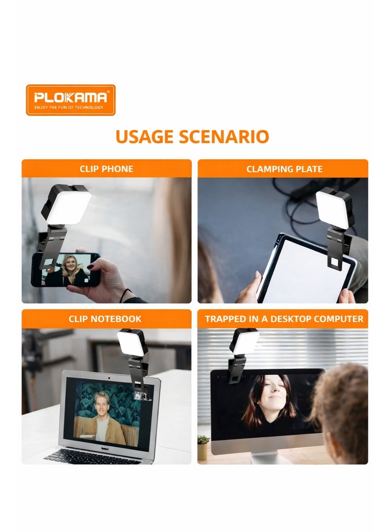 PLOKAMA Mini Selfie Ring Light for Mobile – Original PLOKAMA – Powerful 3-Level Professional Selfie Lighting, Portable and Easy to Carry, Perfect for Photos, Videos, Video Calls, and Live Streaming - Image 3