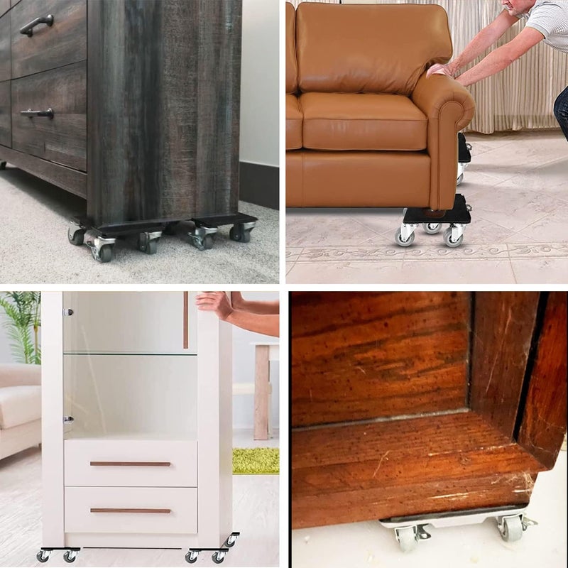 SEVENSPACE Furniture Mover with Wheels Furniture Lifter Set 360 Rotation Wheels Furniture Dolly 500KG Capacity for Moving Heavy Furniture Refrigerator Sofa Cabinet - Image 4