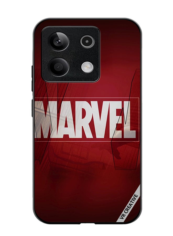 VR CREATIVE Protective Case Cover For Xiaomi Poco X6 Marvel Logo Design Multicolour - Image 1