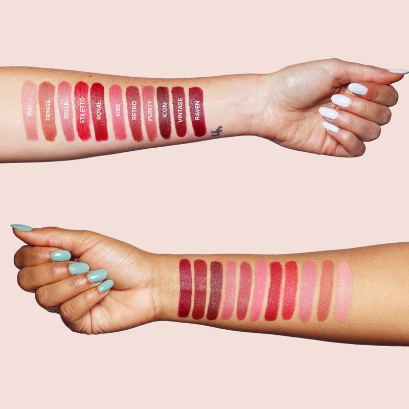 Nudestix Intense Matte Lip + Cheek Pencil â€“ 3-in-1 Long-Wear Matte Lipstick, Lip Liner & Blush Stick | Waterproof, Vegan, Preservative-Free | Soft Matte Finish, Shade: Icon - Image 5