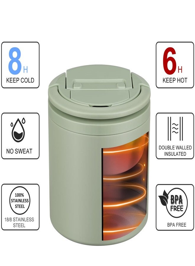 MoreFeel Thermo Food Jar for Hot Food,Green - Image 4