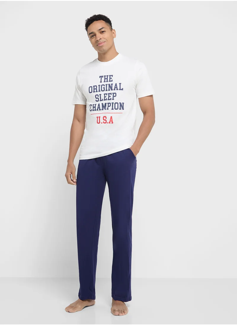Robert Wood Nightwear T-Shirt & Pants Sets
