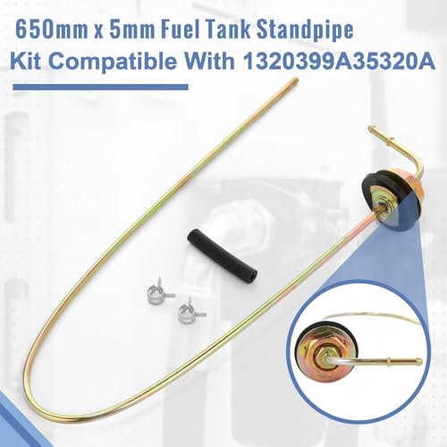 Tujoe Fuel Tank Standpipe 650mm x 5mm Compatible with Webasto Eberspacher Heater 1320399A 35320A 4mm 89031118 Fuel Pipe Line Hose Clip Kit Compatible with Eberspacher and Webasto Tank Heaters - Image 3