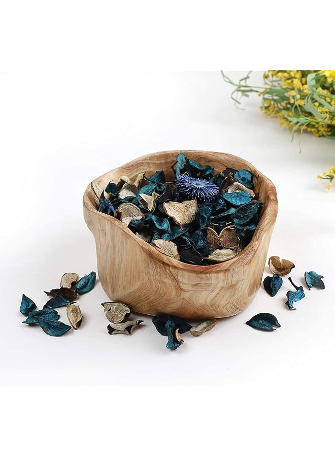 erorex Scented Sachets Bags Potpourri Bags Ocean Breeze Scented Potpourri Dried Flower Bowl Vase Filler Home Fragrance Sachet Petal Seashell Beach Coastal Bathroom Decor Long Lasting Aroma Bag - Image 2