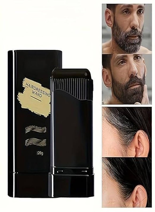 GRANTH ENTERPRISE Temporary Hair Dye Stick, Black, 20g, Quick Coverage for All Hair Types, Easy to Apply and Wash (Black, 20 g (Pack of 1)) - Image 2