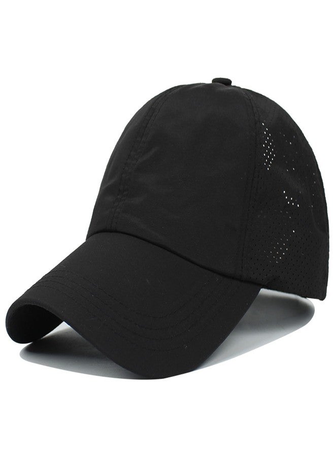 IZUS Womens Quick-Drying Criss-Cross Baseball-Cap Lightweight-Golf-Sport-Hat Ponytail-Sun-Hat Summer Medium - Image 1